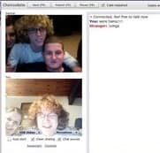 Tangkapan layar pertemuan chatroulette — Chatroulette gay di Camyster