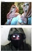 Tangkapan layar pertemuan chatroulette — Chatroulette Inggris di Camyster