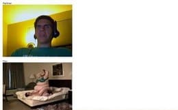 Tangkapan layar pertemuan chatroulette — Chatroulette Swiss di Camyster