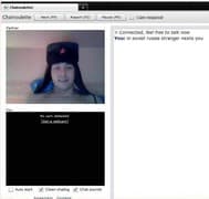 Tangkapan layar pertemuan chatroulette — Chatroulette Rusia di Camyster