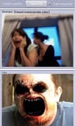 Tangkapan layar pertemuan chatroulette — Chatroulette Tunisia di Camyster