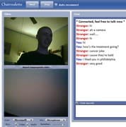 Tangkapan layar pertemuan chatroulette — Chatroulette Spanyol di Camyster