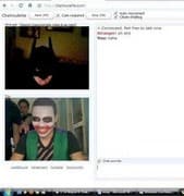 Tangkapan layar pertemuan chatroulette — Chatroulette pasangan di Camyster