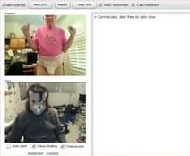 Tangkapan layar pertemuan chatroulette — Chatroulette Tunisia di Camyster