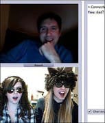 Tangkapan layar pertemuan chatroulette — Chatroulette Swiss di Camyster