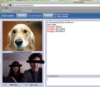 Tangkapan layar pertemuan chatroulette — Chatroulette Turki di Camyster