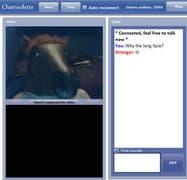 Tangkapan layar pertemuan chatroulette — Chatroulette Quebec di Camyster