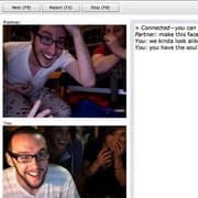 Tangkapan layar pertemuan chatroulette — Chatroulette Prancis di Camyster
