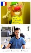 Tangkapan layar pertemuan chatroulette — Chatroulette Amerika di Camyster