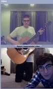 Tangkapan layar pertemuan chatroulette — Chatroulette internasional di Camyster