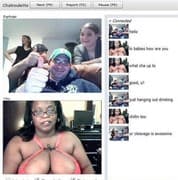 Tangkapan layar pertemuan chatroulette — Chatroulette alternatif di Camyster